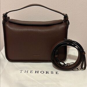 Clementine Bag: Coffee Pebbled Leather